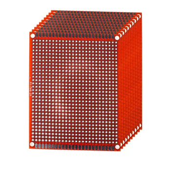 10TK PCB Pardal punane Topelt-ühepoolne Pardal 7*9CM PCB DIY Universaalne elektronskeeme