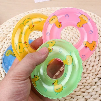 Lapsed Mini Donuts Ujuda Ringi Vanni Mänguasi Suvel Lõbus Bassein Aksessuaar Float Ringi Mänguasjad Kummist Pardid Täispuhutav Nukk Vanni Mänguasi