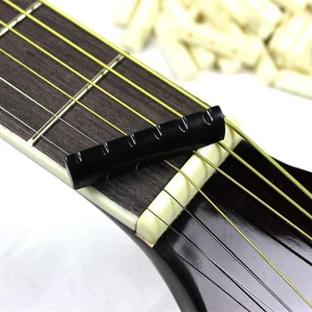 2 Komplekti, ABS Must Buffalo Luu Kitarr Silla Mutri Sadul&Lõhikuga 6 String Klassikalise Kitarri Uus Kuum