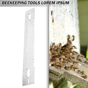 Uute Tulijate 1 Tk Silver Mesilase Taru Lükand Värav Metallist Anti-Põgeneda Taru Värava Leht Pesa Distants Bee Box Sissepääs Mesinik Tööriist