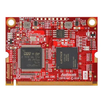 1 TK AES67 Heli Edastamist Moodul Punane PC+Metallist 32 × 32 Audiocom Jaoks Dante