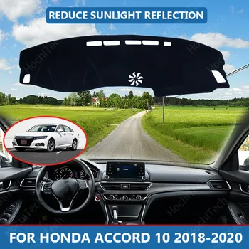 Parempoolse rooliga Kõrge Polüesterkiud, Anti-UV Auto Armatuurlaua Katmiseks Matt Honda Accord 10 2018-2020 Kate