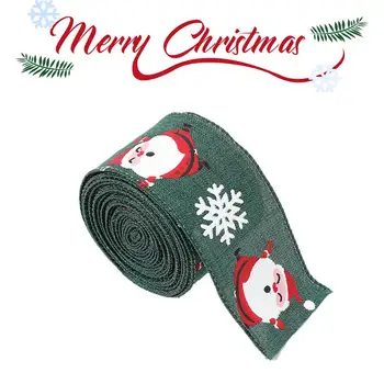 Jõulud Lumehelves Lindi Trükitud Jõulud Polüester Ribbon Käsitöö Disain jõuluehe DIY Kingituse Pakkimine