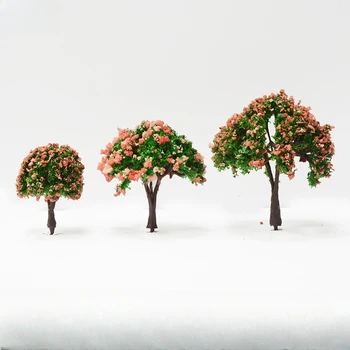 10tk Ehitus Liiva Tabel Mudel Puu Micro Maastik Puu Mini Plastikust Lill, Puu Käsitöö Maastiku Simulatsiooni Puu