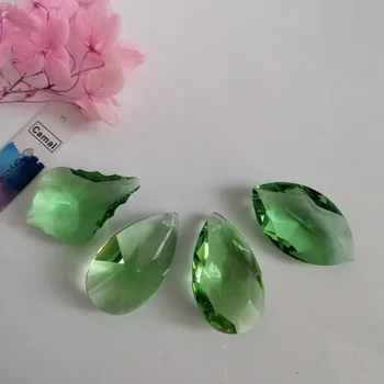 Camal 2tk 4 Stiilid Apple Green K9 Crystal Dropsi Prismad klaaskuuli Lühter Käsitöö Ripatsid Osad Lambi Riputamiseks Home Decor DIY