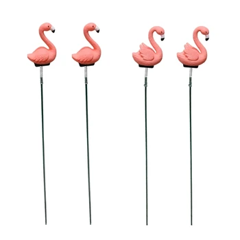 4tk Flamingo Panused Aed Panused Kaunistamiseks Flower Pot Kinni Siseruumides Väljas Dropship