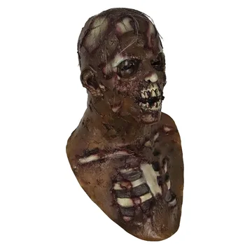 Verine Zombie Mask, Tsement Biokeemiliste Monster Mask Juuksed Jube Kõndides Surnud Jube Lateks jaoks Cosplay Rekvisiitide