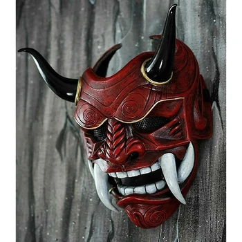 Hirmutav Halloween Koletis Cosplay Mask Hannya Deemon Se I Re S Samurai Noh Kabuki Prajna Kurat Maskid
