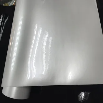 50cm*200/300cm Premium Glossy Pearl Valge Vinüül film auto kiletamine Läikiv keraamiline pearl valge kleebis
