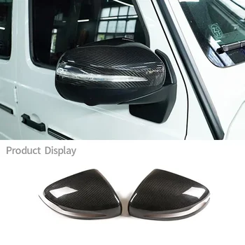 Mõeldud Mercedes-Benz G-Klassi 2019-2020 G500 G63 W463 G65 Päris Carbon Fiber Auto Rearview Mirror Katab Kleebise Dekoratiivsed Aksessuaarid