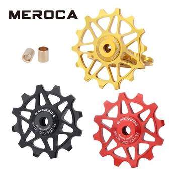 MEROCA-Jalgratta Tagumine Derailleur, Alumiinium Džoki Ratast, Ultralight Keraamiline Laager, Mountain Bike ja Maantee Bike, 12 T, 14T
