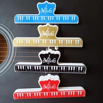 4 Värvi 15cm ABS Muusika Leht Clip Raamatu Omanik Muusika Skoor Fikseeritud Klippe Klaver Kitarr Viiul Vioola Tšello Tulemuslikkuse Tava