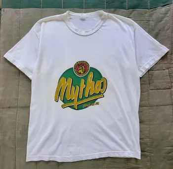 Vintage 1990. aastate Mythos Õlle Põhja-Kreekas Õlletehased T-särk sz M