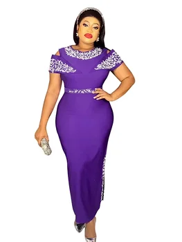Elegantne Aafrika Kleidid Naistele Varrukateta Aafrika Riided Pluss Suurus Daam Pulmapidu Kleit Dashiki Ankara Varustus Rüü