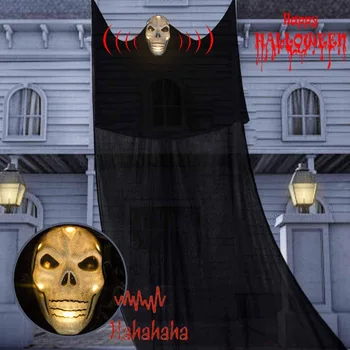 Halloween Õudus Vaimu Maski Voice-aktiveeritud valgust kiirgav Heli Rippuvad Kummitusi Terror Partei Asjade Halloween Dekoratiivsed