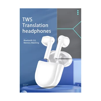 V03 Smart Tõlge Peakomplekt 137 Keelde Tõlkida Hääl Tõlkija Traadita Bluetooth-Tõlkija Kõrvaklapid Must