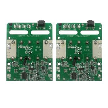 2 tk Li-Ion Aku Laadimise Kaitse Circuit Board PCB Board Metabo 18V Liitium Aku Rack