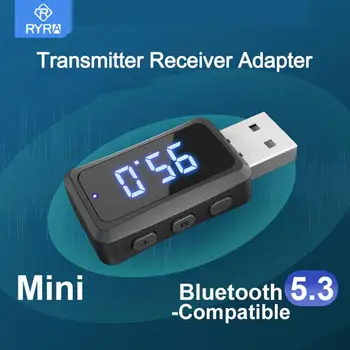 RYRA USB Bluetooth5.3 Dongle Auto Adapter Auto Kõlarite Juhtmeta Hiir, Klaviatuur Muusika Stereo Audio Vastuvõtja, Saatja, Adapter