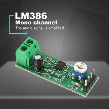 LM386 Super Mini 200X Võimendi Juhatuse Moodul Mono Kanal Elektroonilise DIY Vahend Heli Võimendada Maht Reguleeritav