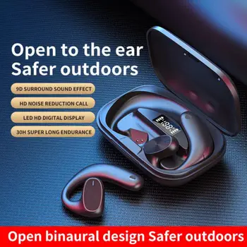 TWS Luu Juhtivus Juhtmeta Kõrvaklapid Mängude 9D HiFi Stereo Kerge Peakomplekt tervisespordi Sõidu Kõrva pungad