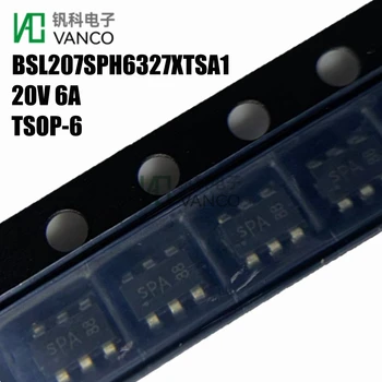 Uus Originaal 10/20/50/100tk Transistorid Kit BSL207SPH6327XTSA1 MOSFET P-AHELS-20V 6A TSOP-6 Laos