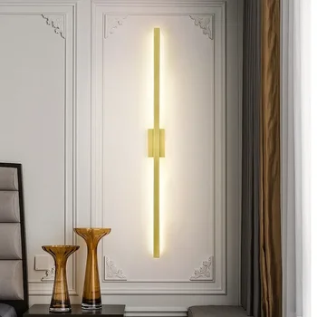 Moodne Smart LED Seina Lamp Sconce Pika Seina Valgus Siseruumides Home Decor Magamistuba elutoa Valgustus Diivan Taust AC85-265V