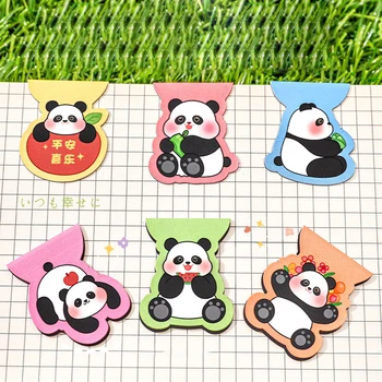 Cute Cartoon Panda Magnet Järjehoidja Õppe Kirjatarvete Loominguline Järjehoidja Magnet Raamatuid Kawaii Koolitarbed