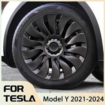 Ilukapslid 19 Tolli Tesla Model Y 2023 Tarvikud 4tk/Set Tesla Model Y Ratta Kate Täitmise Asendamine Ratta ühise Põllumajanduspoliitika Hubcap