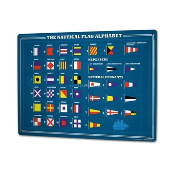 Globetrotter Meremiili Lipud Tähestik Tina Märk Metallist Märk Plakati Kujundusest Maali Seina Kleebis Seinale Kirjutama