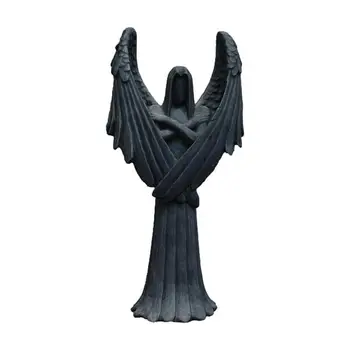 Dark Angel Skulptuur Vaik Tume Ingel Kuju Decor Vaik Palvetav Ingel Skulptuur Figuriin Esteetiline Skulptuur Kontorid Tabel