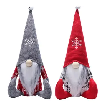 Jõulud Näota Gnome Nukk Armas Gnome Decor Bell Lumehelves Tikandid 2023 Jõule Päkapikk Nukk Näota Kääbus Nukk