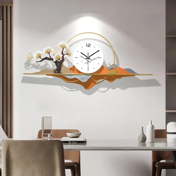 Köögi Seinal Kell, Suur 3d-Mehhanism, elutuba Disain Interjöör Vintage Kella Decor Horloge Murale Ruumi Kaunistused AB50WC