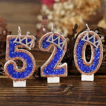 1TK Numbrid Küünlad Happy Birthday Cake Torukübar Sünnipäeva Koogid Baby Shower Cupcake Toppers Pulmas Kooki Toppers