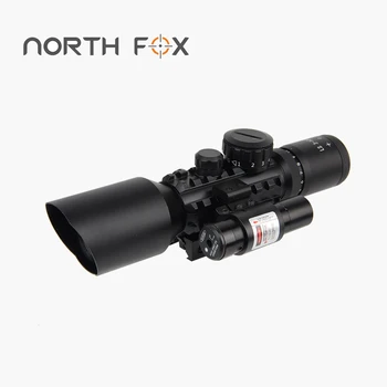 PÕHJA-FOX 3-10x42EG Optika Silmist Jahi -, Nägemis Ulatus Riflescope airsoft aksessuaarid Snaiper 11mm/20mm Raudtee