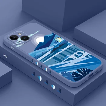 Liustik Maailma Phone Case For iPhone 14 13 12 11 Pluss Pro Max Mini X-XR, XS SE2020 8 7 6 6S Pluss Vedel Silikoon Kate