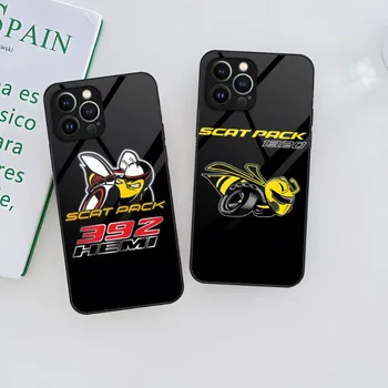 Scat Pack Laadija 392 Hemi Telefon Case For IPhone 14 Pro 12 11 13 Mini X-XR, XS Max 8 7 6 Plus SE 2023 Klaasist tagakaas