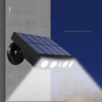 Päikese Tuled Väljas Aed Seina Lamp Liikumisandur IP65 Veekindel Energiasäästu Lambid Väljas Hoov Street Veranda