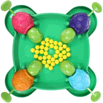 Desktop Board Mängu Kids Mängud Plaything Puzzle Rant Kilpkonn Süüa Oad Lõbus Pool Abs Desktop Väikelapse Tabel Virnastamine Mänguasi