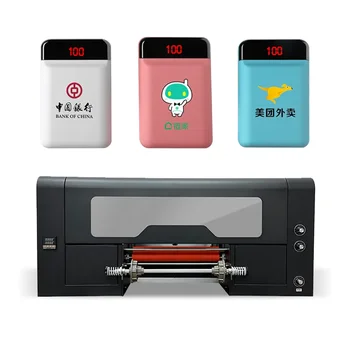 Hot müüa A3 UV DTF printer rull rull prindi lamineerimine ühes 30cm UV DTF film printeriga, millel on 2 xp600 pea