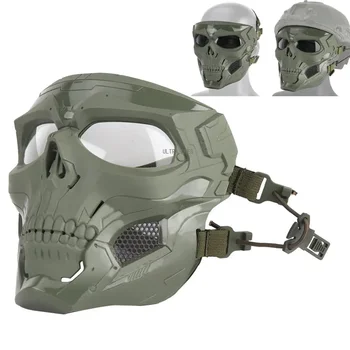 Taktikaline Paintball Mask Jahi Laskmine Koolituse Kogu Nägu Kolju Maskid Sõjamängud Airsoft Halloween Pool Prop Cusume Tarvikud