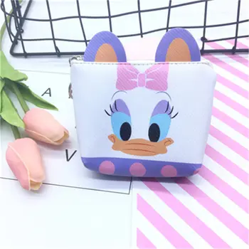 Disney Cartoon Stereo Kõrva Zip Mündi Rahakott Mündi Kott Kaardi Pakk piilupart Donald Chichitti tüdrukute poolt kott lastele kingitusi