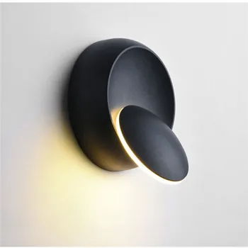 Uus Kujundus Seina Lamp 6W Kaasaegne 360 Kraadi Pöörlevad LED Sconce seinavalgusti Sise Dekoratiivne Lamp Magamistuba Sconce AC85-265V