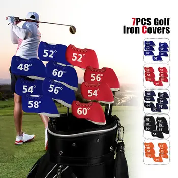 7tk Neopreenist Golf Club Rauast Pea Cover Set Golf Raud Kaitsva Headcovers Protector Juhul Golf Juht Kate Komplekt Tarvikud