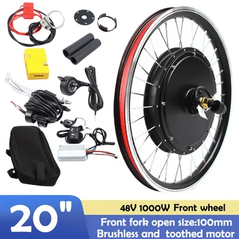 Electric Jalgratta Konversiooni Kit 1000W 48V 20 Tolli Esi Ratta Esi-Ja tagaratta Konversiooni Kit 20