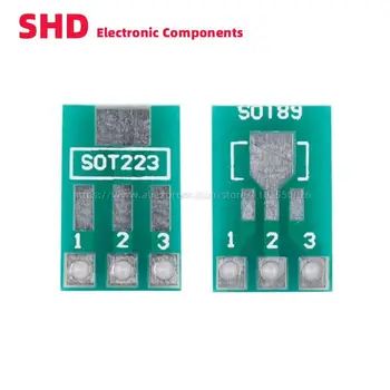 20PCS SOT89 SOT-89 SOT-223 SOT223 DIP PCB Transfer Juhatuse DIP Pin Pardal Pigi Transistori IC Adapter plaat Konverteerimise juhatus